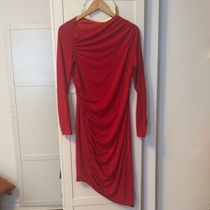 Alexia Admor Red Long Sleeve Dress